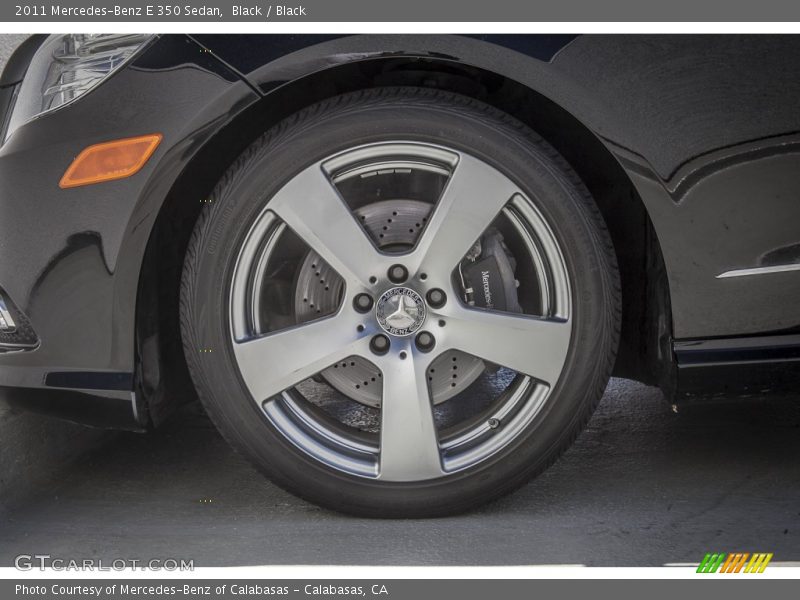 Black / Black 2011 Mercedes-Benz E 350 Sedan
