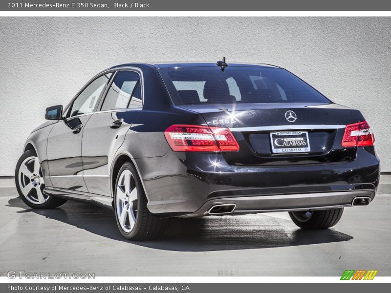 Black / Black 2011 Mercedes-Benz E 350 Sedan