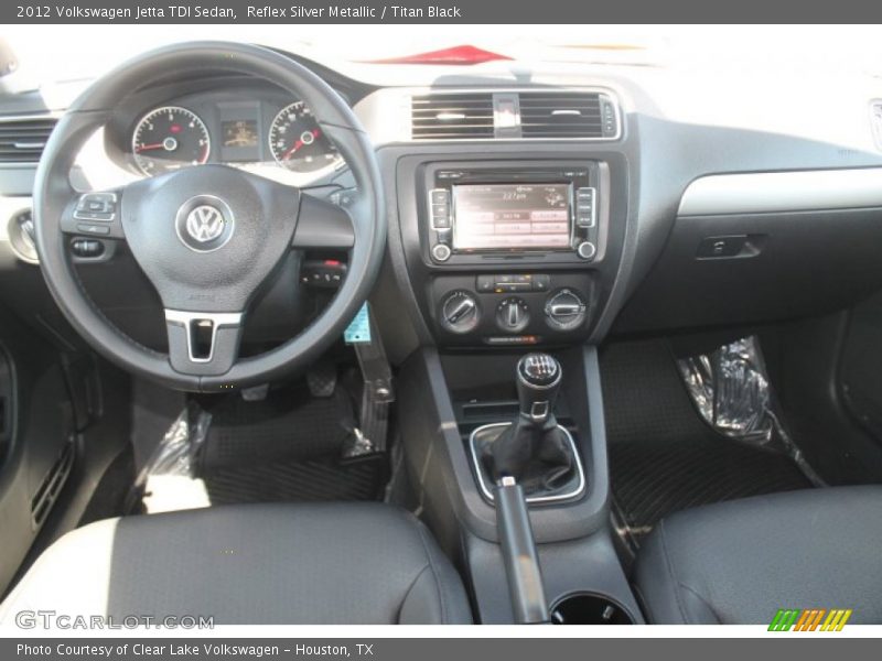 Reflex Silver Metallic / Titan Black 2012 Volkswagen Jetta TDI Sedan
