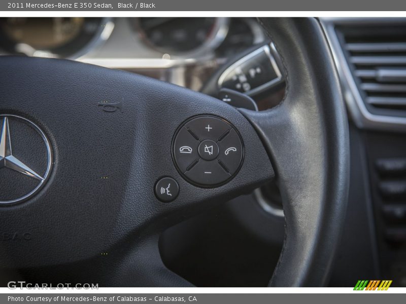 Black / Black 2011 Mercedes-Benz E 350 Sedan