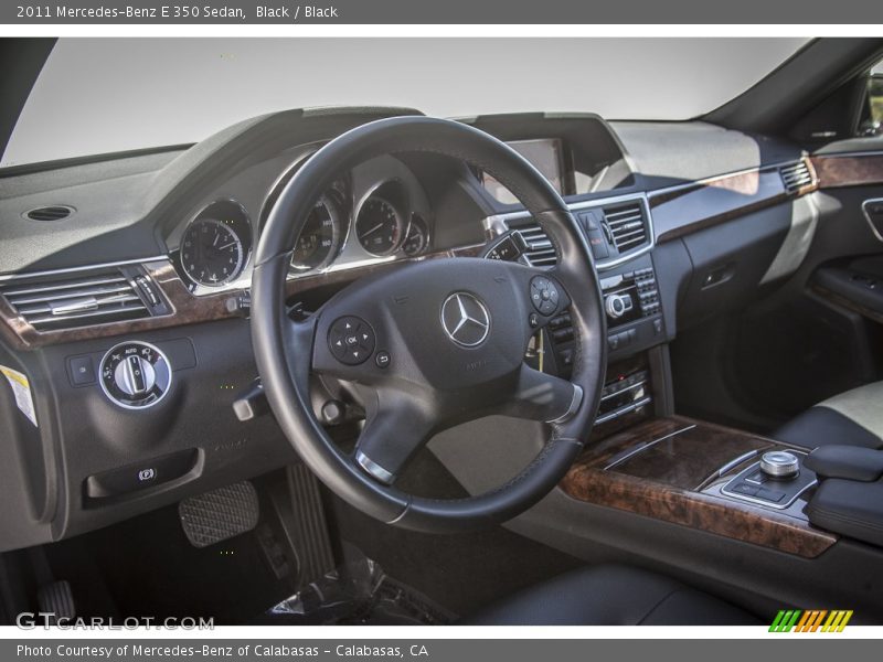 Black / Black 2011 Mercedes-Benz E 350 Sedan