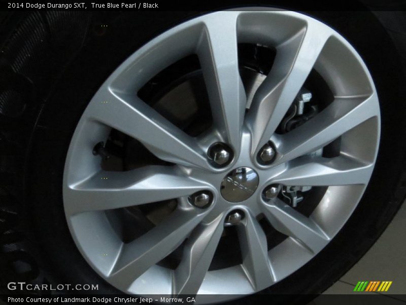 True Blue Pearl / Black 2014 Dodge Durango SXT
