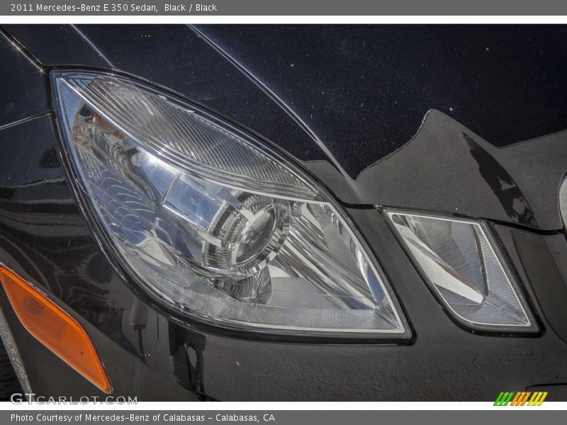 Black / Black 2011 Mercedes-Benz E 350 Sedan