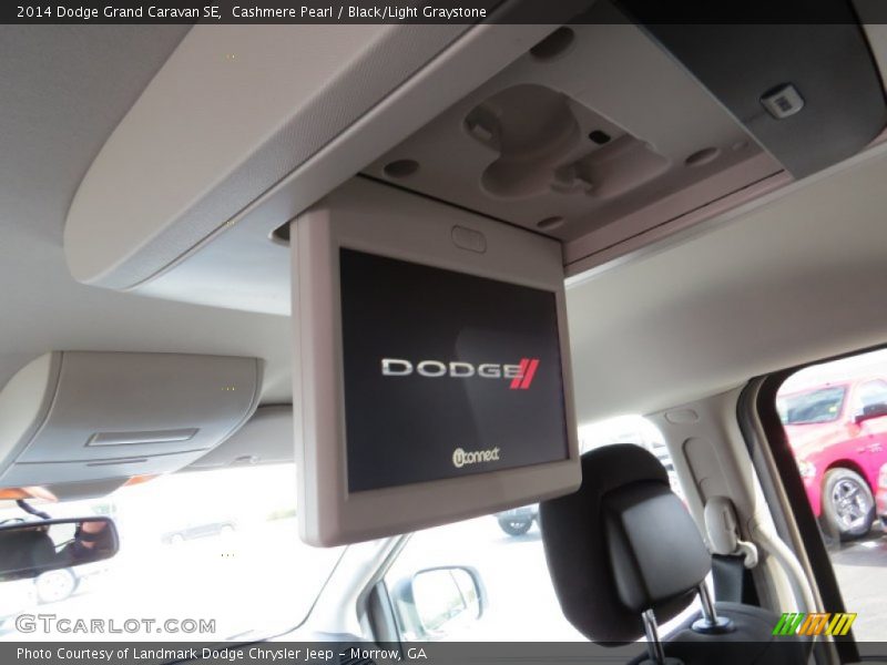 Cashmere Pearl / Black/Light Graystone 2014 Dodge Grand Caravan SE