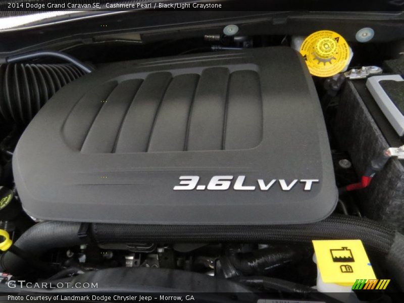 Cashmere Pearl / Black/Light Graystone 2014 Dodge Grand Caravan SE