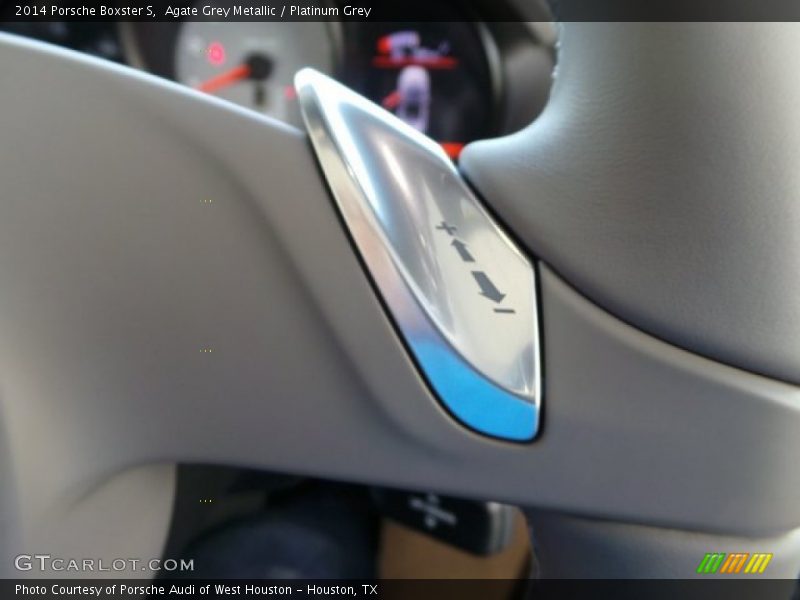 Agate Grey Metallic / Platinum Grey 2014 Porsche Boxster S