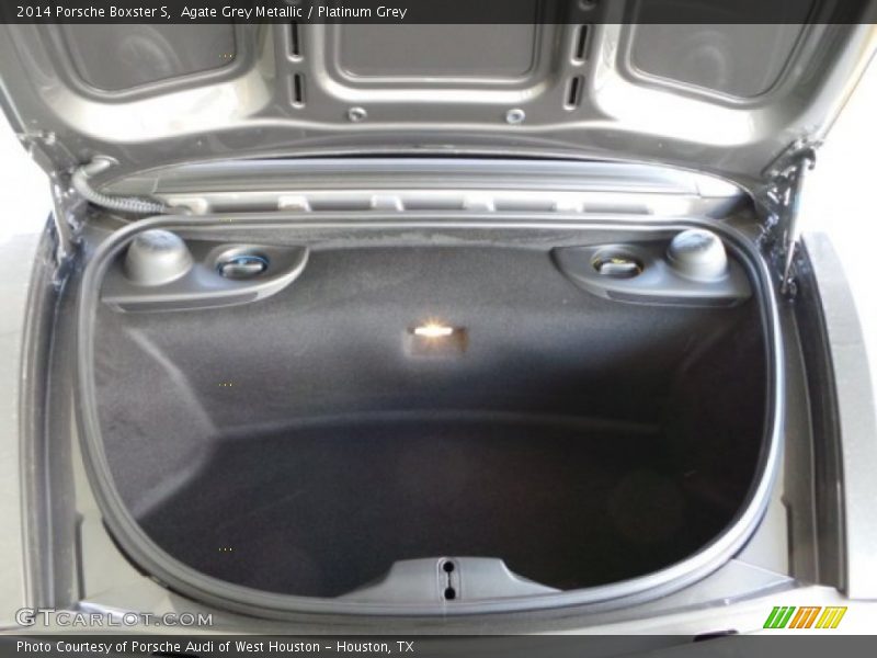 Agate Grey Metallic / Platinum Grey 2014 Porsche Boxster S