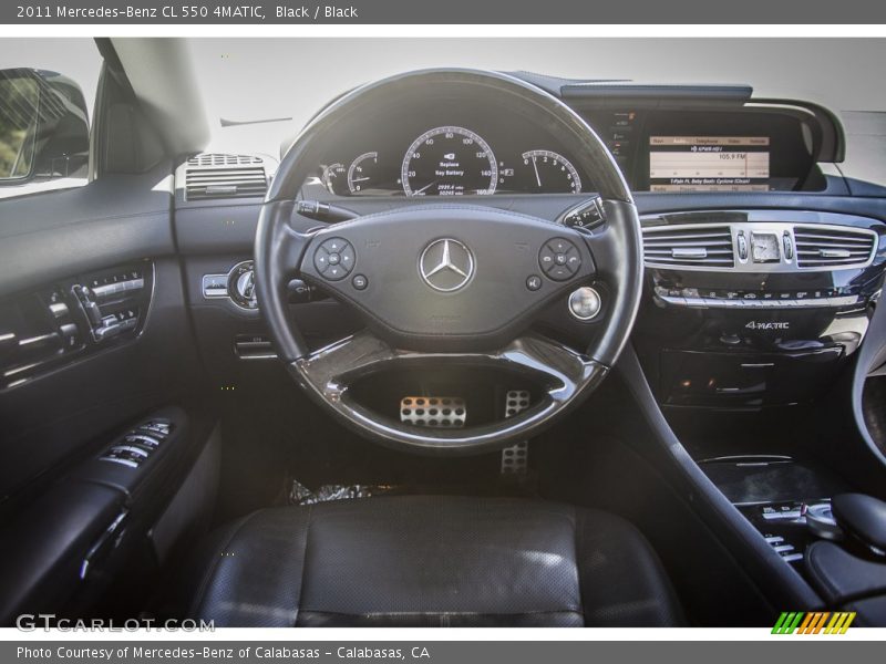 Black / Black 2011 Mercedes-Benz CL 550 4MATIC