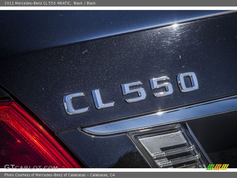Black / Black 2011 Mercedes-Benz CL 550 4MATIC