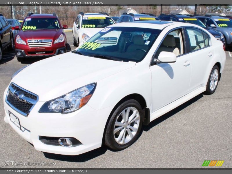 Satin White Pearl / Ivory 2013 Subaru Legacy 2.5i Limited