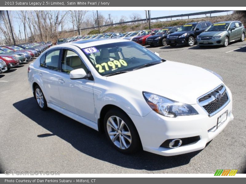 Satin White Pearl / Ivory 2013 Subaru Legacy 2.5i Limited