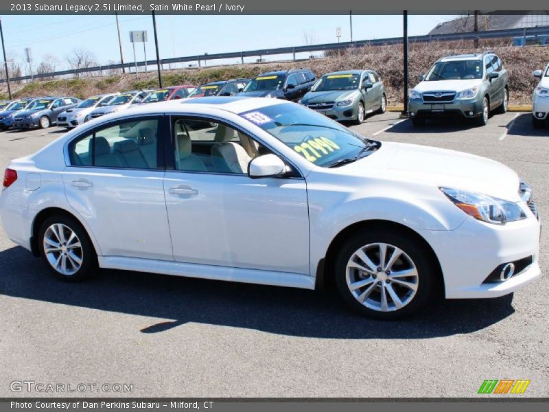 Satin White Pearl / Ivory 2013 Subaru Legacy 2.5i Limited