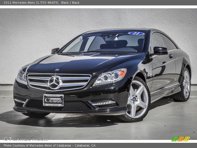 Black / Black 2011 Mercedes-Benz CL 550 4MATIC
