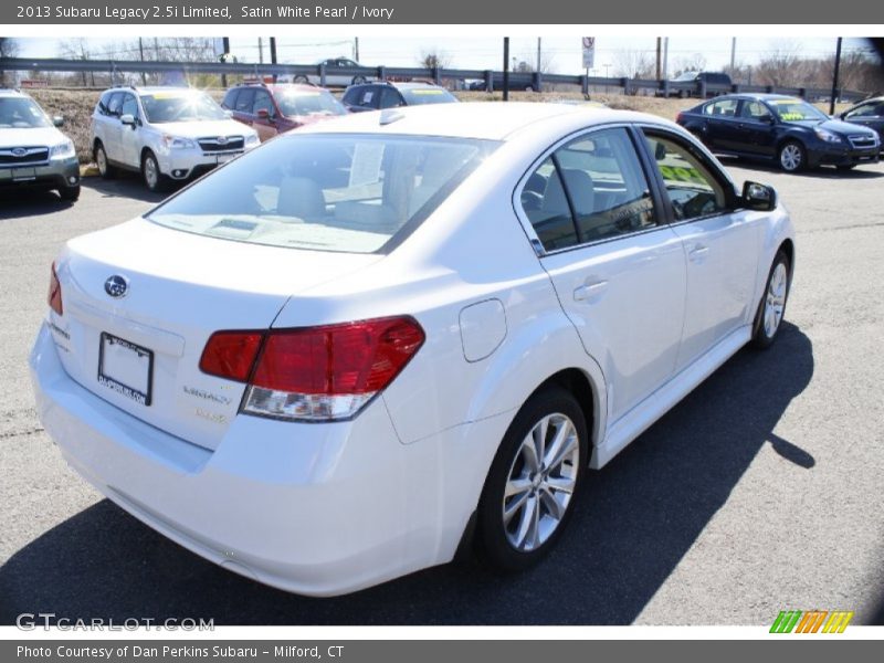 Satin White Pearl / Ivory 2013 Subaru Legacy 2.5i Limited