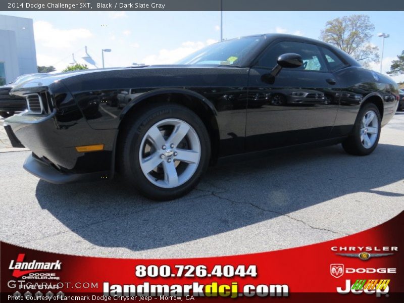 Black / Dark Slate Gray 2014 Dodge Challenger SXT