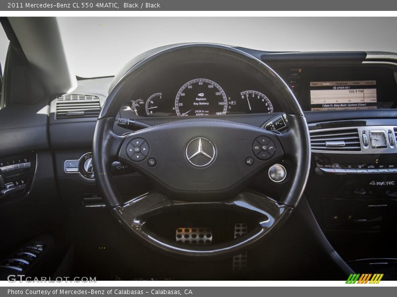 Black / Black 2011 Mercedes-Benz CL 550 4MATIC