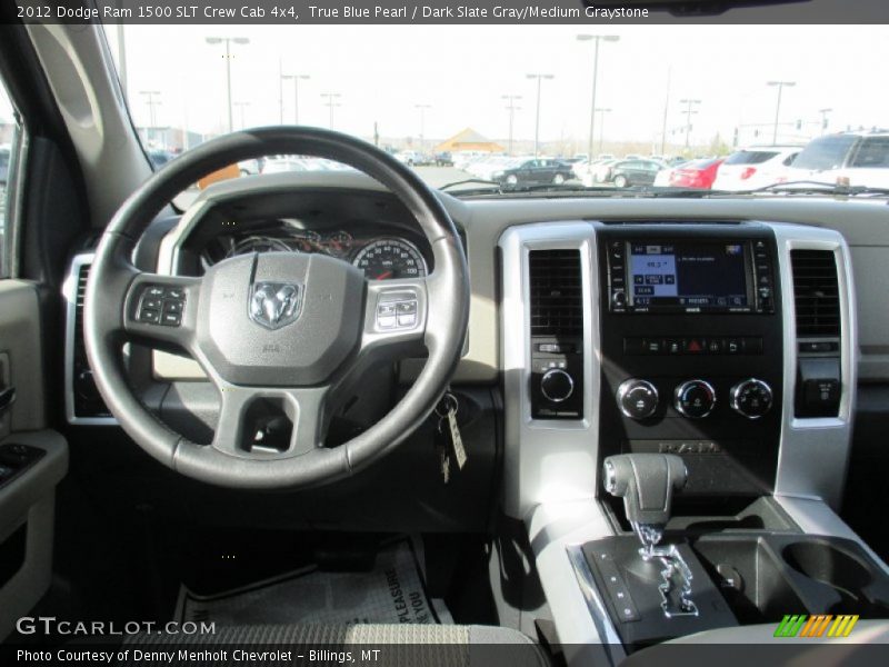 Dashboard of 2012 Ram 1500 SLT Crew Cab 4x4