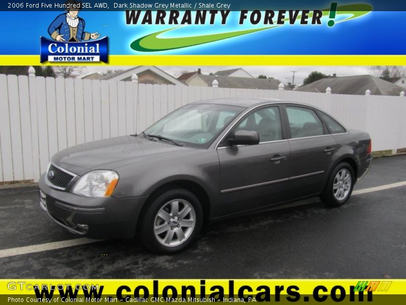 Dark Shadow Grey Metallic / Shale Grey 2006 Ford Five Hundred SEL AWD