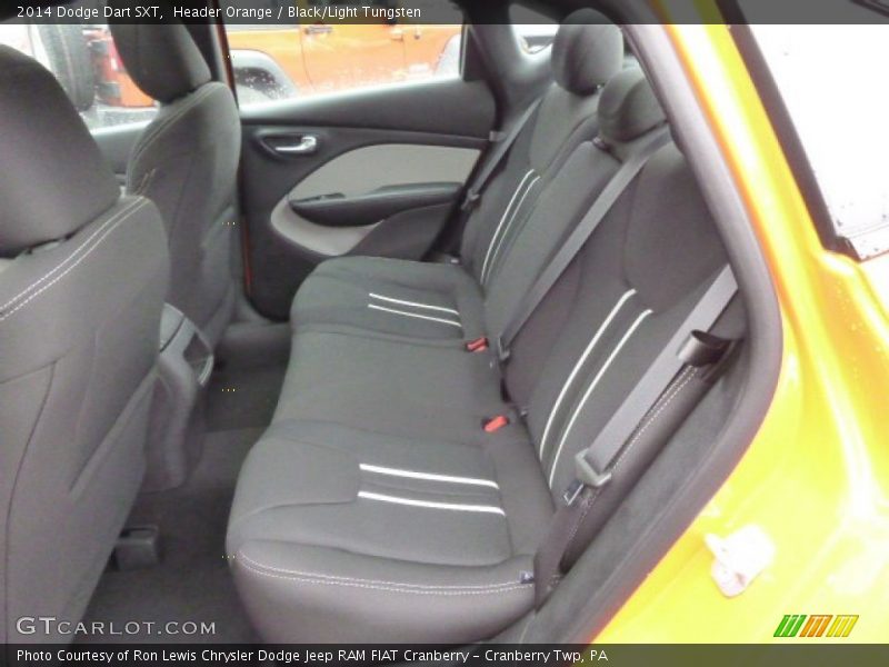 Header Orange / Black/Light Tungsten 2014 Dodge Dart SXT