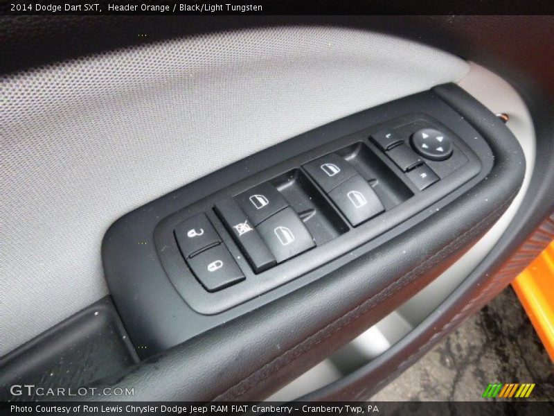 Header Orange / Black/Light Tungsten 2014 Dodge Dart SXT