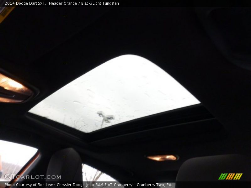 Header Orange / Black/Light Tungsten 2014 Dodge Dart SXT