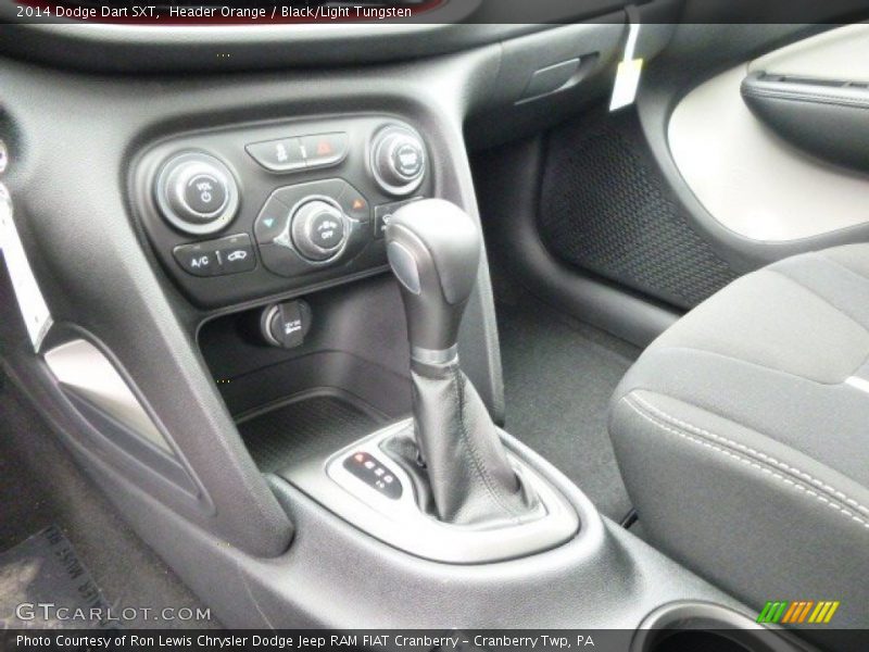 Header Orange / Black/Light Tungsten 2014 Dodge Dart SXT