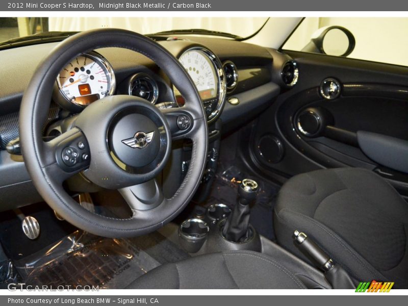 Midnight Black Metallic / Carbon Black 2012 Mini Cooper S Hardtop