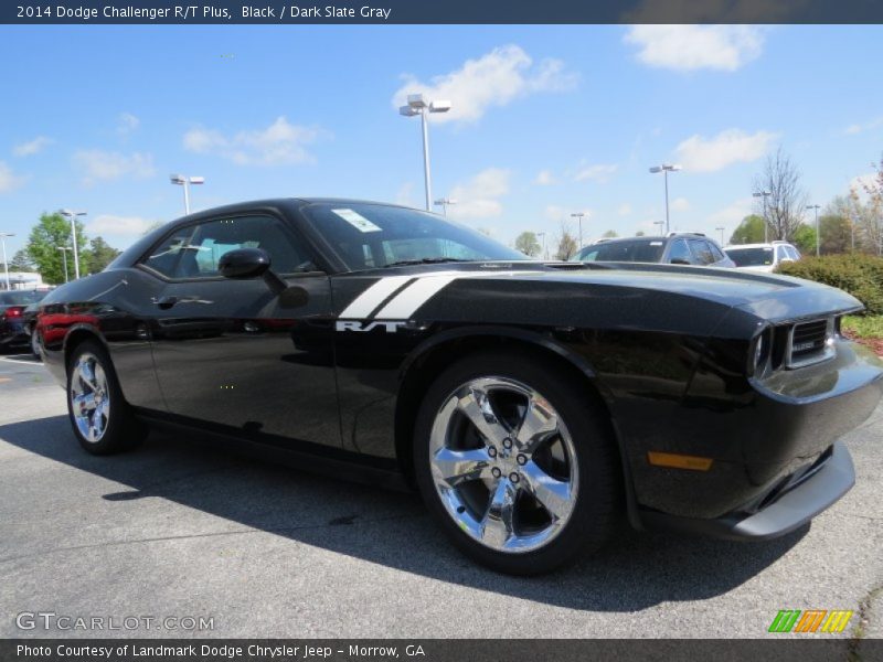 Black / Dark Slate Gray 2014 Dodge Challenger R/T Plus