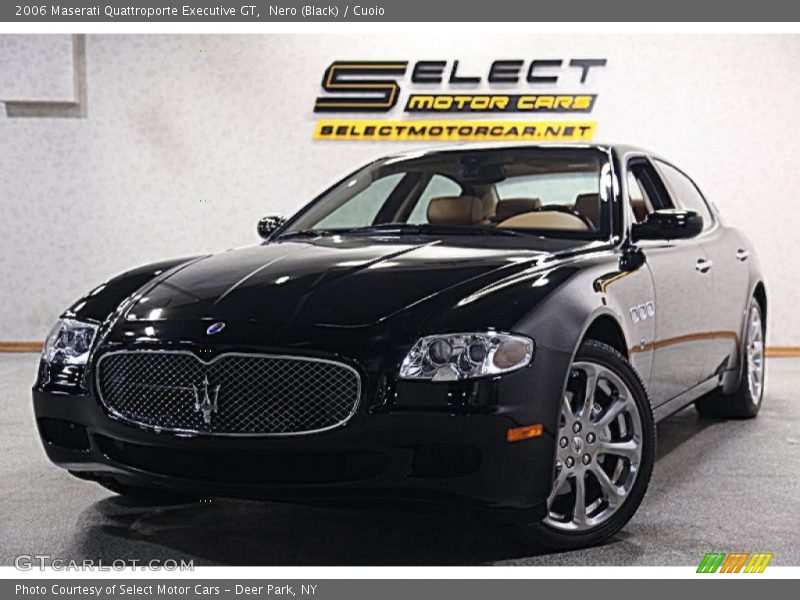 Nero (Black) / Cuoio 2006 Maserati Quattroporte Executive GT