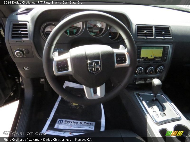 Black / Dark Slate Gray 2014 Dodge Challenger R/T Plus