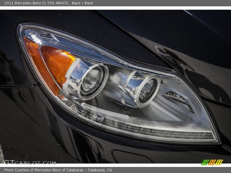 Black / Black 2011 Mercedes-Benz CL 550 4MATIC