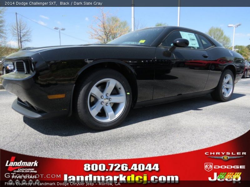 Black / Dark Slate Gray 2014 Dodge Challenger SXT