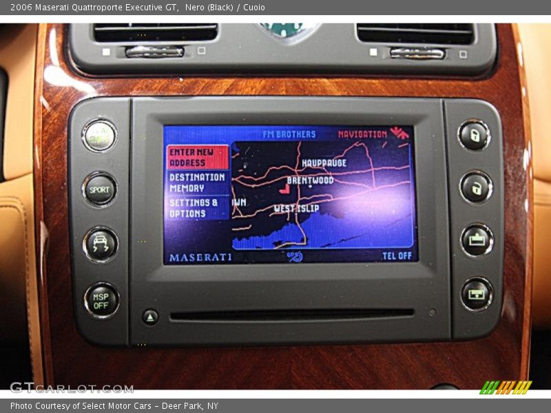 Nero (Black) / Cuoio 2006 Maserati Quattroporte Executive GT