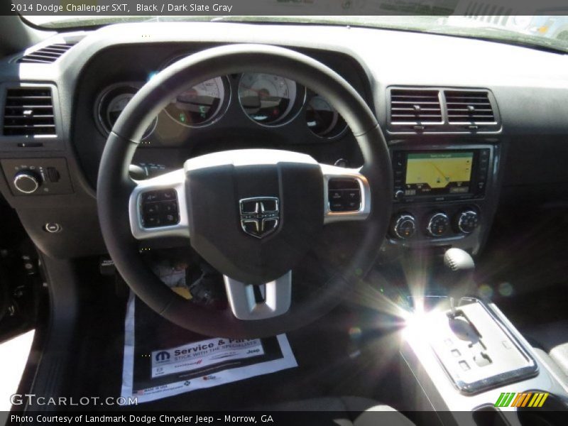 Black / Dark Slate Gray 2014 Dodge Challenger SXT