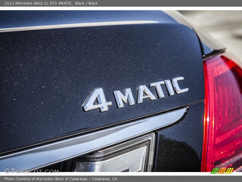 Black / Black 2011 Mercedes-Benz CL 550 4MATIC
