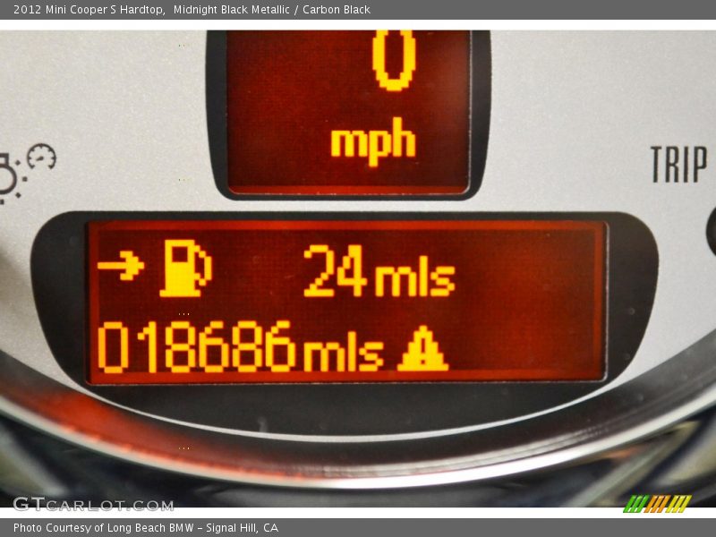 Midnight Black Metallic / Carbon Black 2012 Mini Cooper S Hardtop