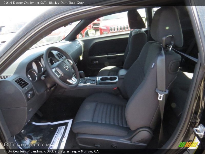 Black / Dark Slate Gray 2014 Dodge Challenger SXT