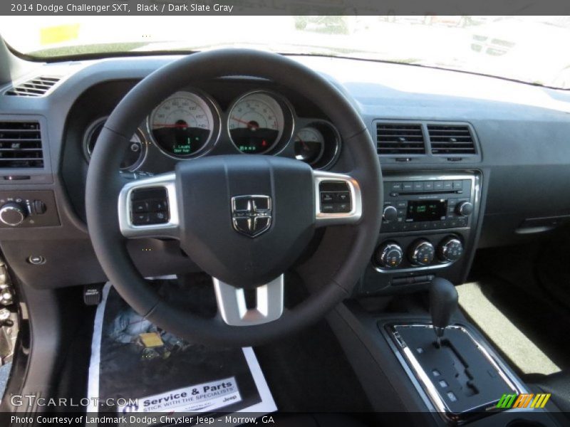 Black / Dark Slate Gray 2014 Dodge Challenger SXT