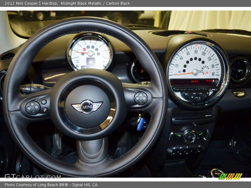 Midnight Black Metallic / Carbon Black 2012 Mini Cooper S Hardtop