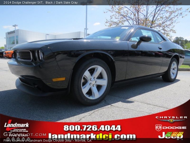 Black / Dark Slate Gray 2014 Dodge Challenger SXT