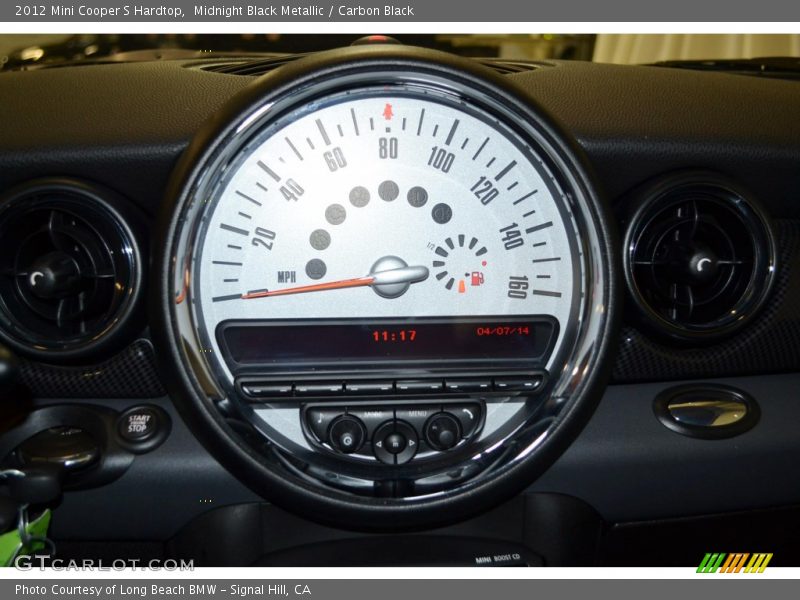 Midnight Black Metallic / Carbon Black 2012 Mini Cooper S Hardtop