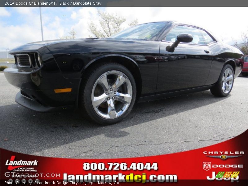 Black / Dark Slate Gray 2014 Dodge Challenger SXT