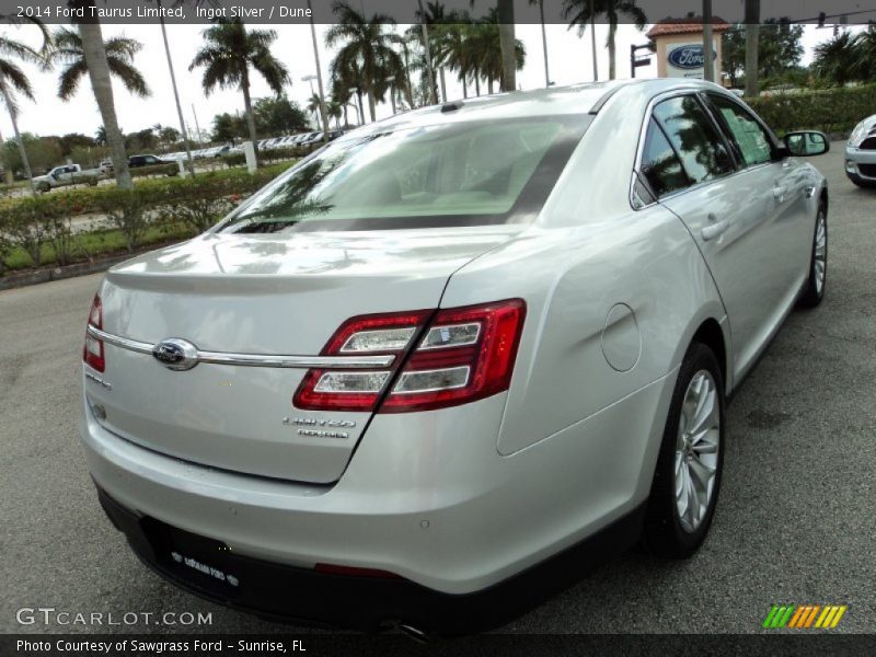 Ingot Silver / Dune 2014 Ford Taurus Limited