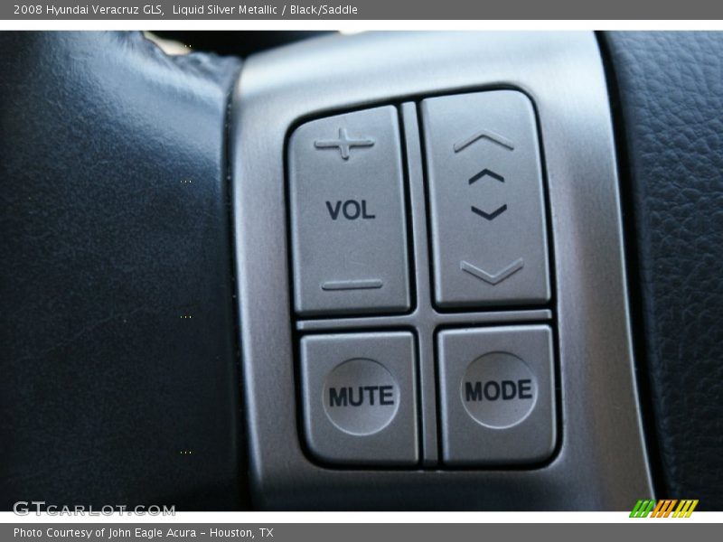 Liquid Silver Metallic / Black/Saddle 2008 Hyundai Veracruz GLS