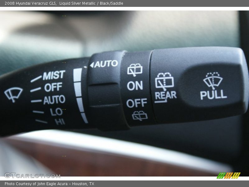 Liquid Silver Metallic / Black/Saddle 2008 Hyundai Veracruz GLS