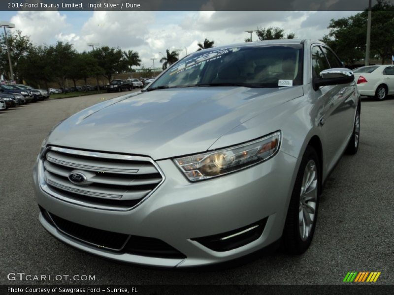 Ingot Silver / Dune 2014 Ford Taurus Limited