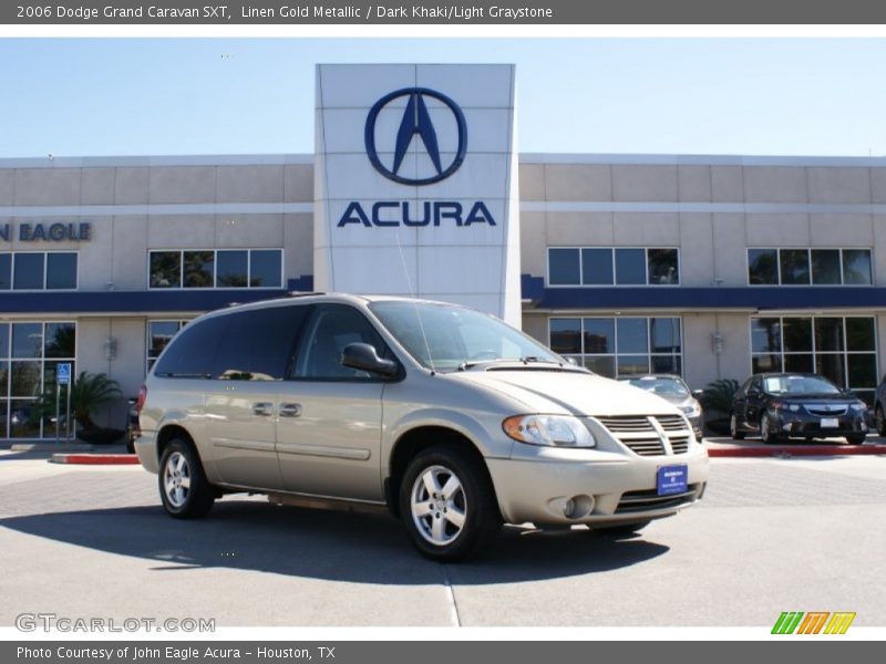 Linen Gold Metallic / Dark Khaki/Light Graystone 2006 Dodge Grand Caravan SXT