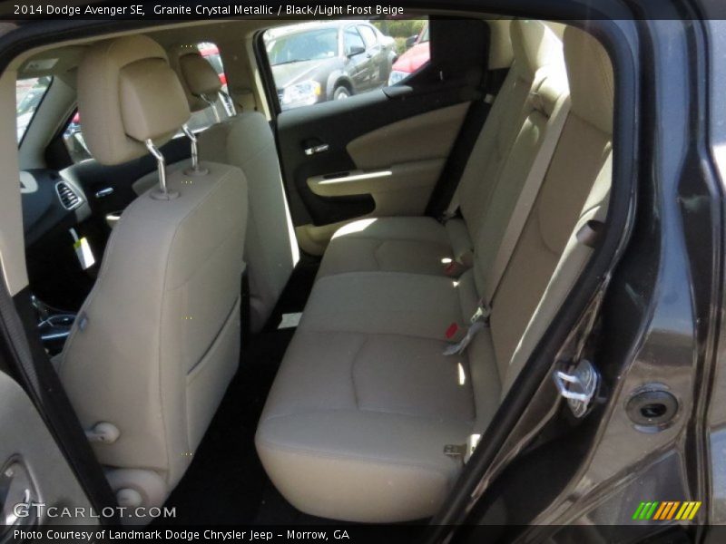 Granite Crystal Metallic / Black/Light Frost Beige 2014 Dodge Avenger SE