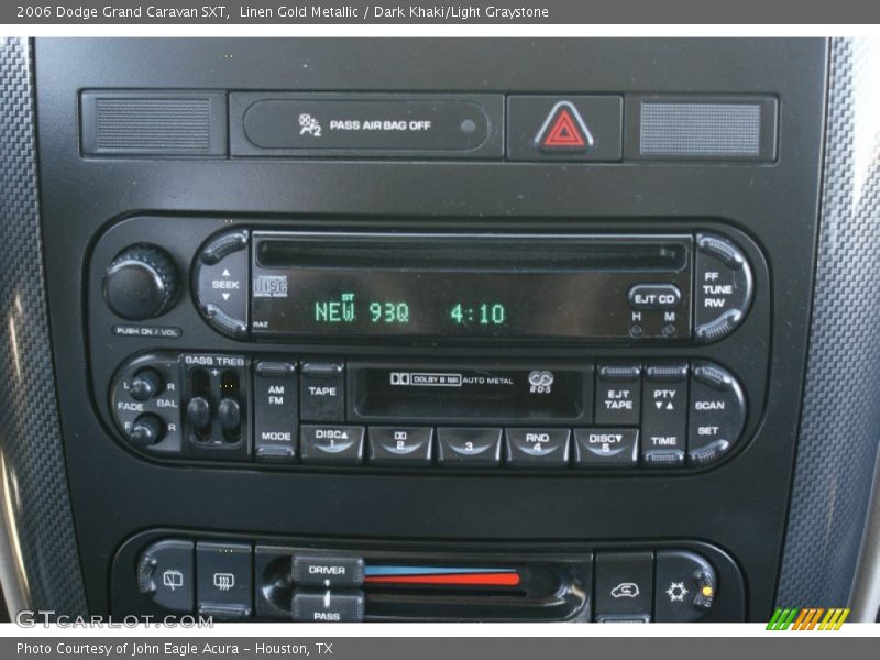 Linen Gold Metallic / Dark Khaki/Light Graystone 2006 Dodge Grand Caravan SXT