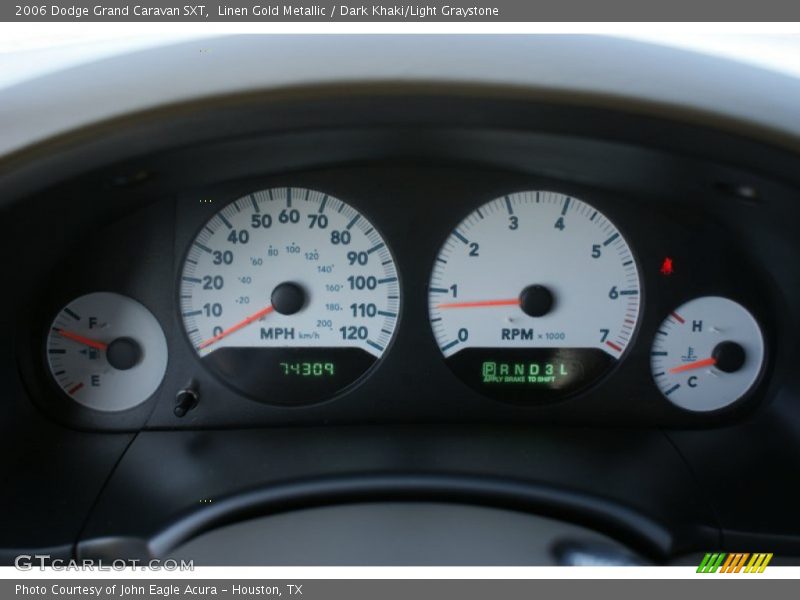 Linen Gold Metallic / Dark Khaki/Light Graystone 2006 Dodge Grand Caravan SXT